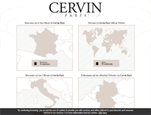 Tablet Screenshot of cervin-store.com